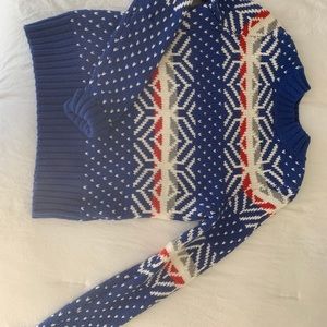 Abercrombie holiday knit sweater